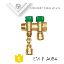 EM-F-A084 Messingkompressionsverbinder 1 &quot;Dreiwegverteiler-Fußbodenheizungsrohr